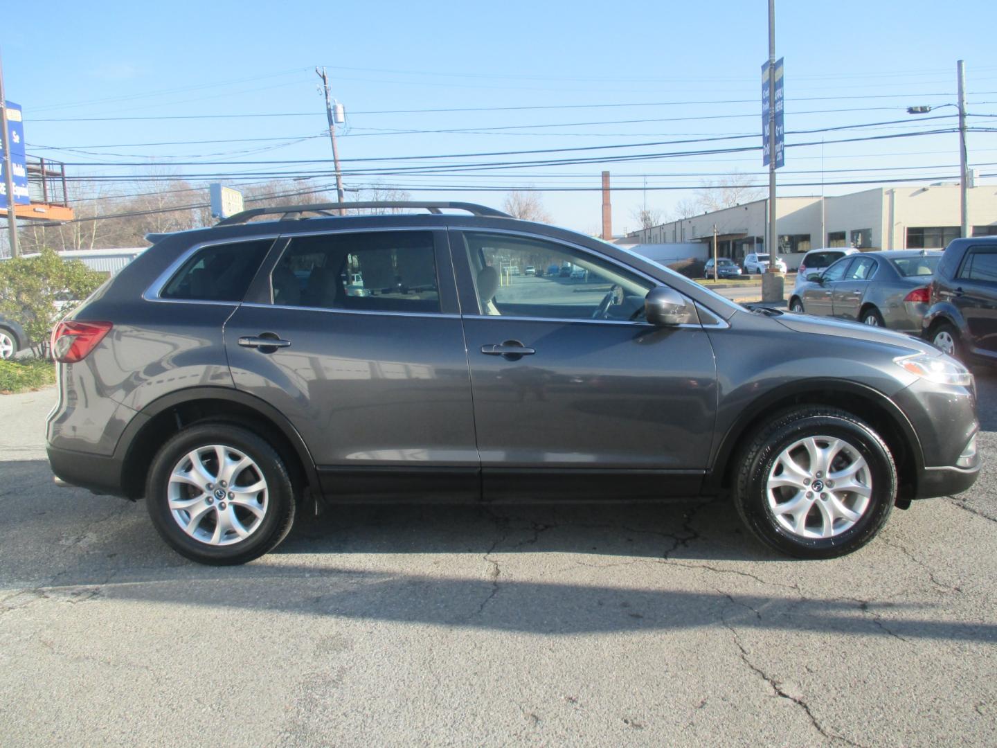 2013 GRAY Mazda CX-9 Sport AWD (JM3TB3BVXD0) with an 3.7L V6 DOHC 24V engine, 6-Speed Automatic transmission, located at 1254 Manheim Pike, Lancaster, PA, 17601, (717) 393-9133, 40.062870, -76.323273 - Photo#3